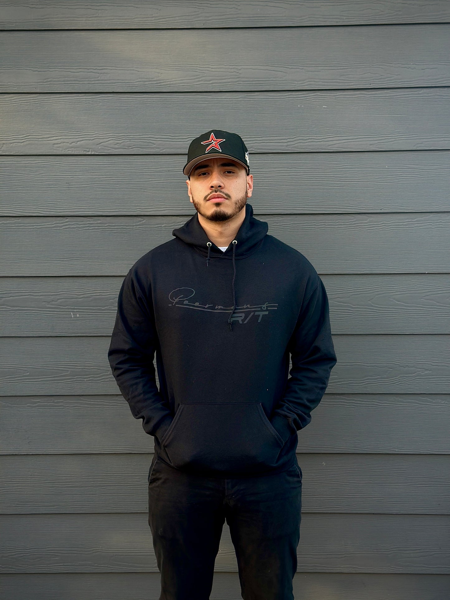 PoorMans R/T Logo (Black/Black Reflective) Hoodie