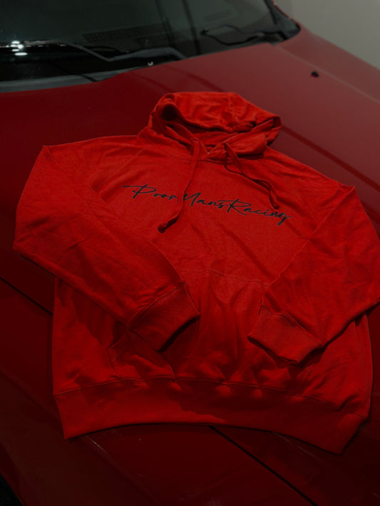 Red Hoodie (Black Reflective)