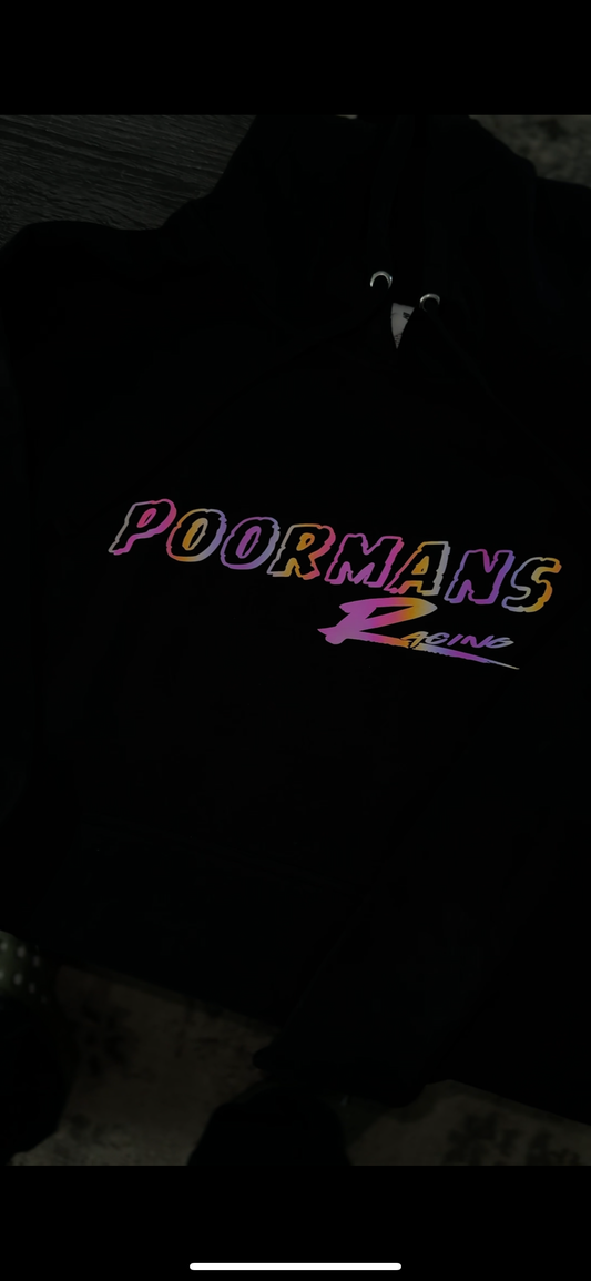 POORMANSRACING REFLECTIVE HOODIE